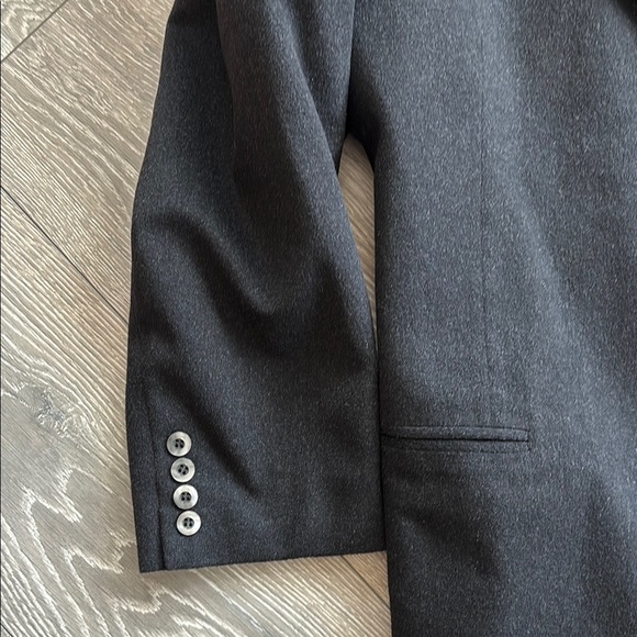 Ermenegildo Zenga 100% Cashmere Dark Grey/ Black Jacket - Picture 8 of 16